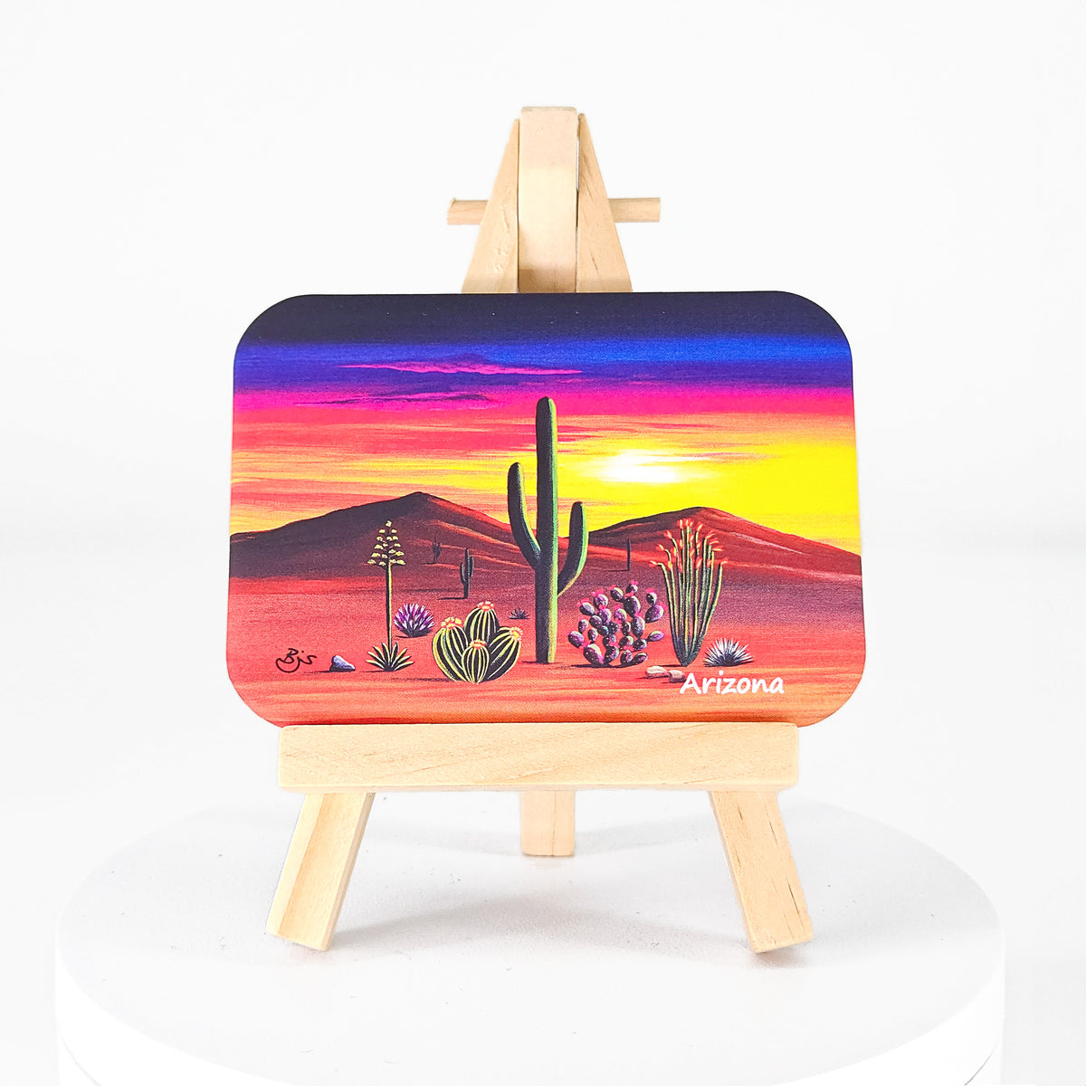 Sunset in Bloom magnet by Brenda