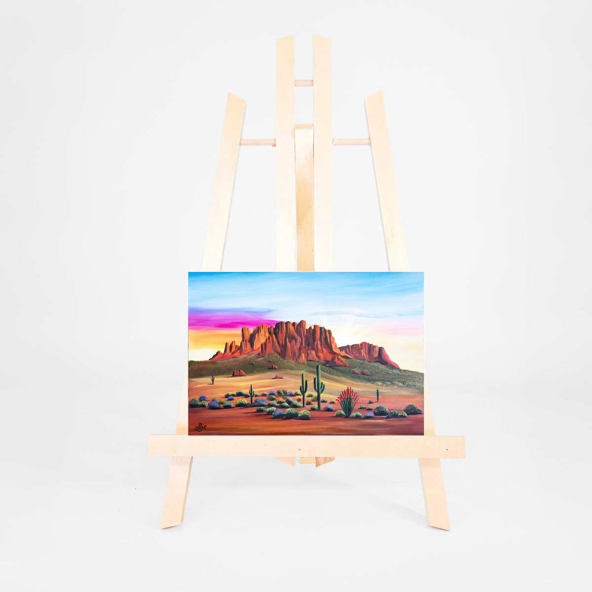 Arizona Sunrise 5x7 art print by Brenda