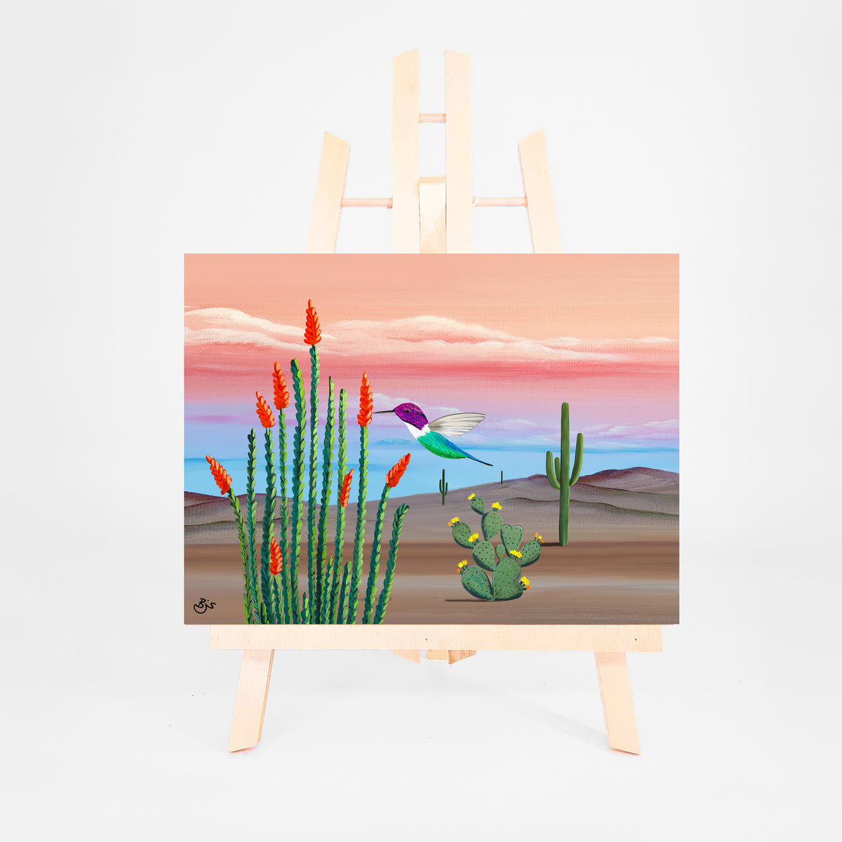 Hummingbird 8x10 art print by Brenda
