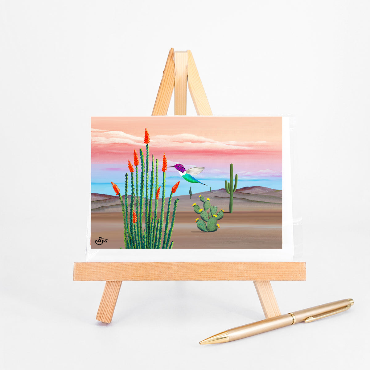 Hummingbird greeting card by Brenda