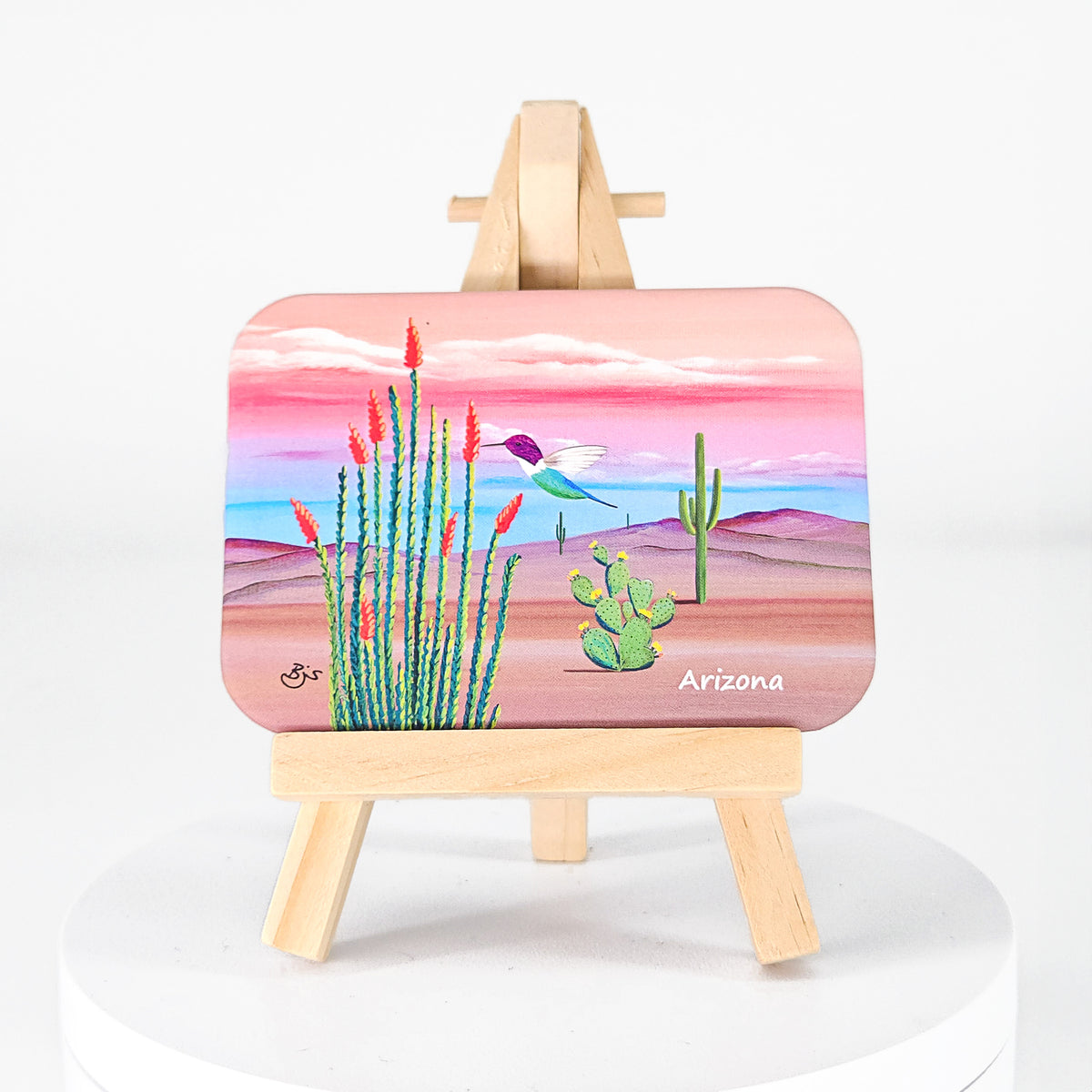 Hummingbird magnet by Brenda