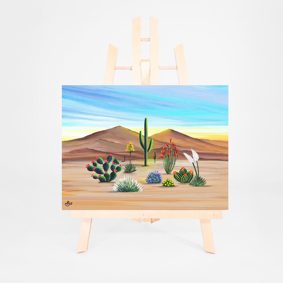 Desert in Bloom 8x10 art print by Brenda