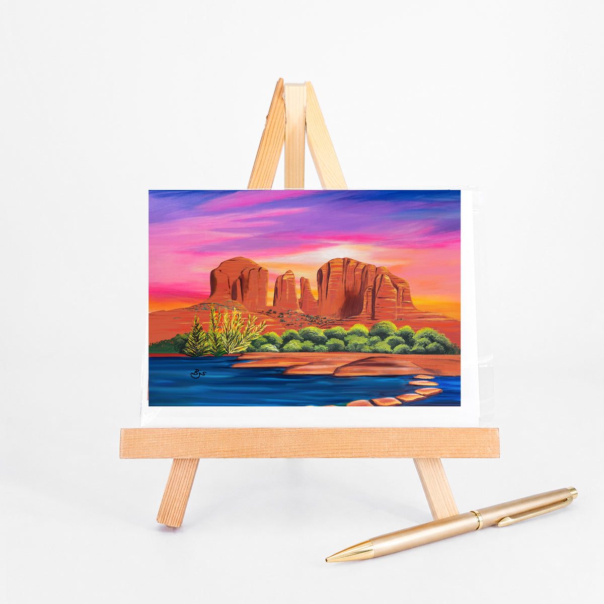 Cathedral Rock greeting card by Brenda