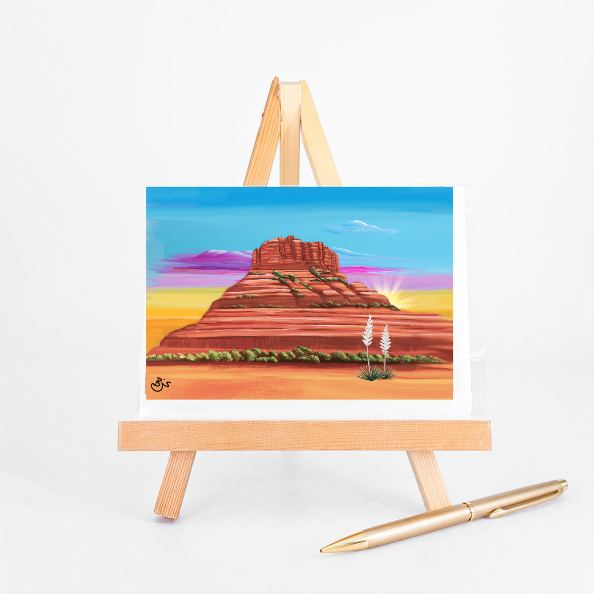 Bell Rock greeting card by Brenda
