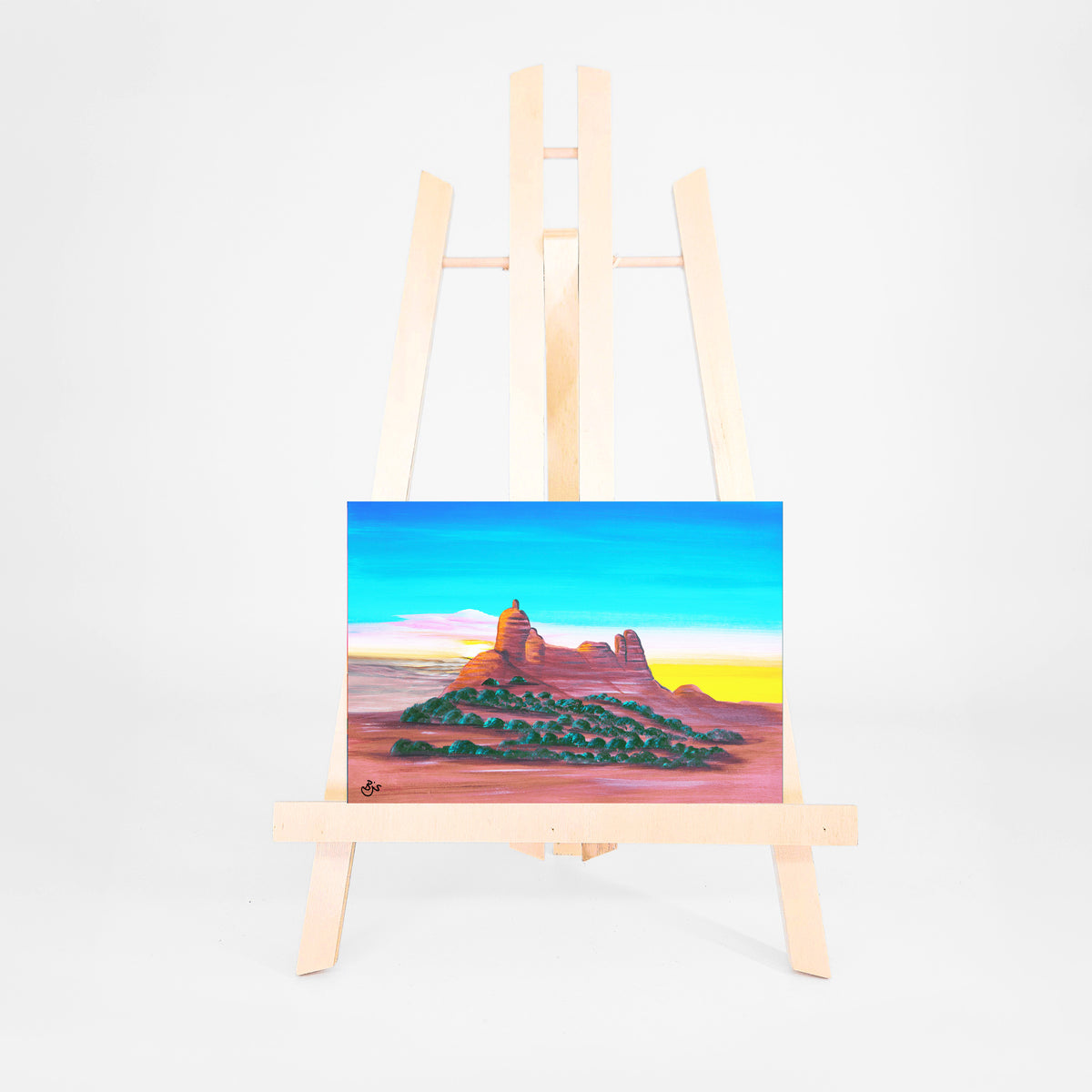 Snoopy Rock 5x7 art print by Brenda