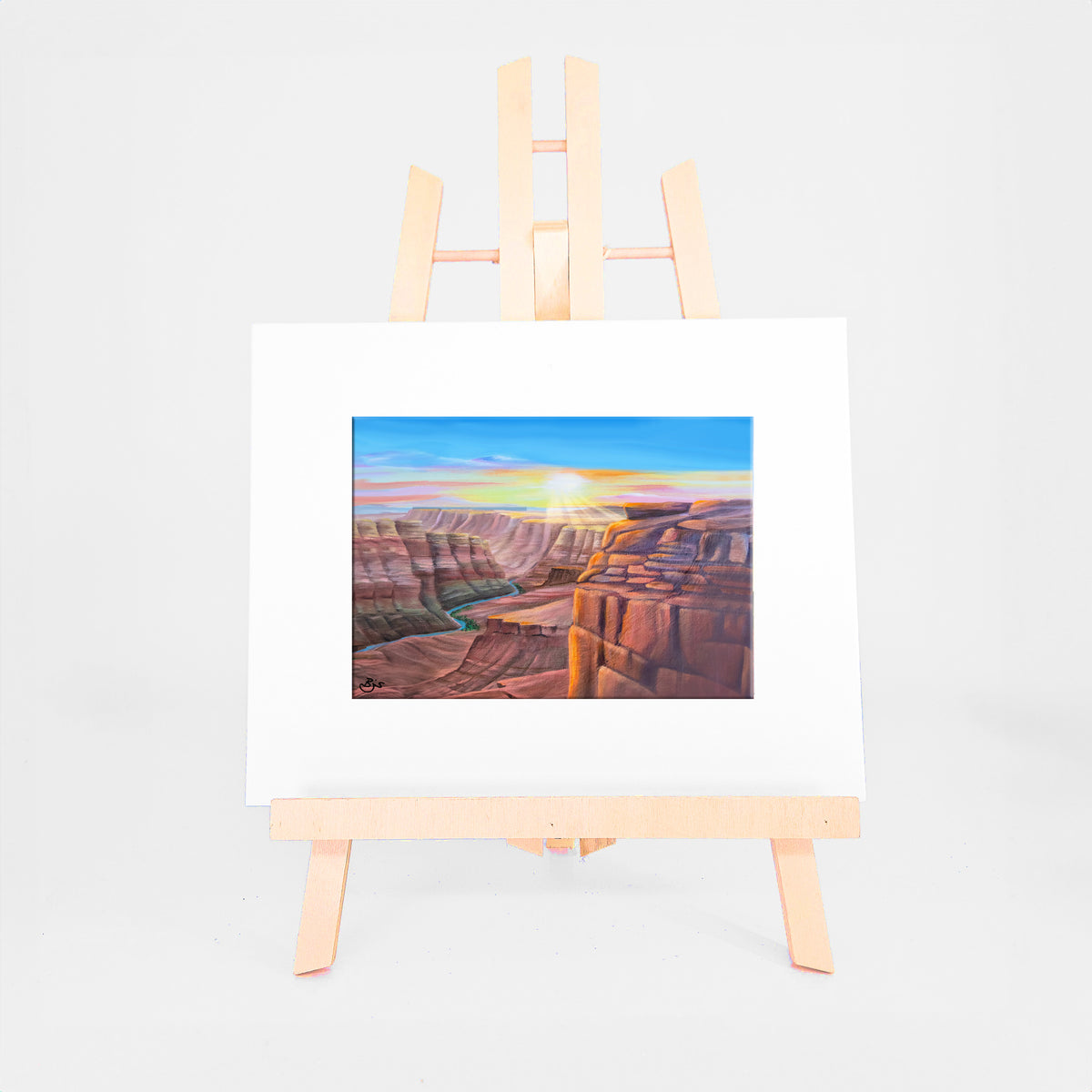Grand Canyon matted 5x7 art print by Brenda