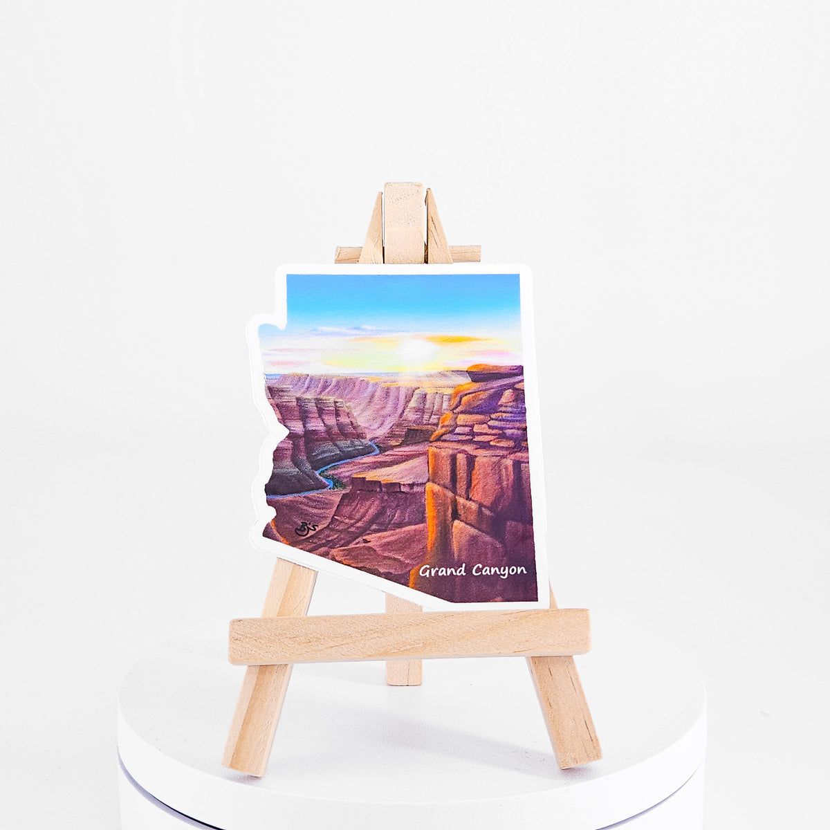Grand Canyon Arizona-shaped sticker by Brenda