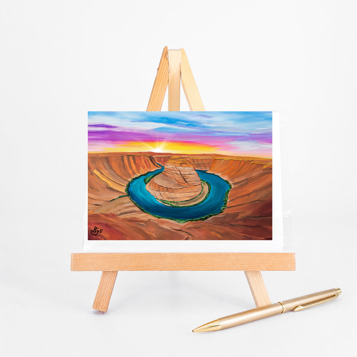 Horseshoe Bend greeting card by Brenda