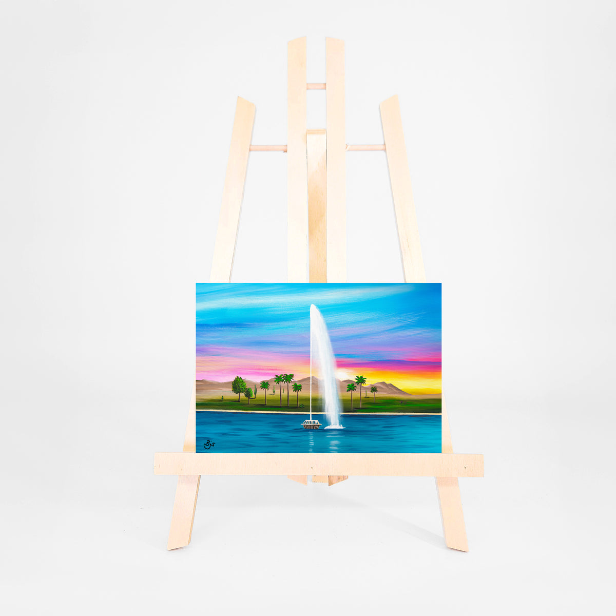 Fountain Hills 5x7 art print by Brenda