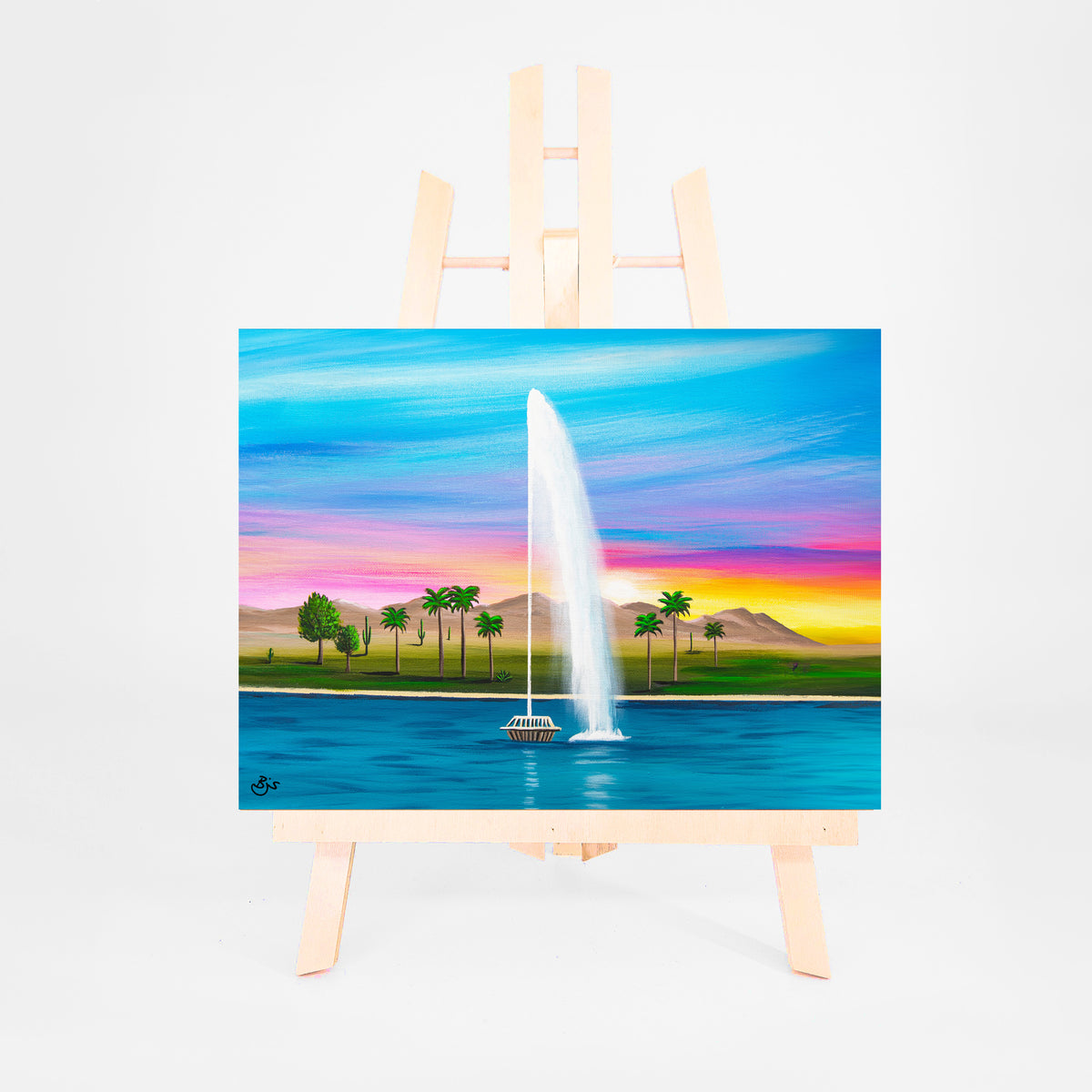 Fountain Hills 8x10 art print by Brenda