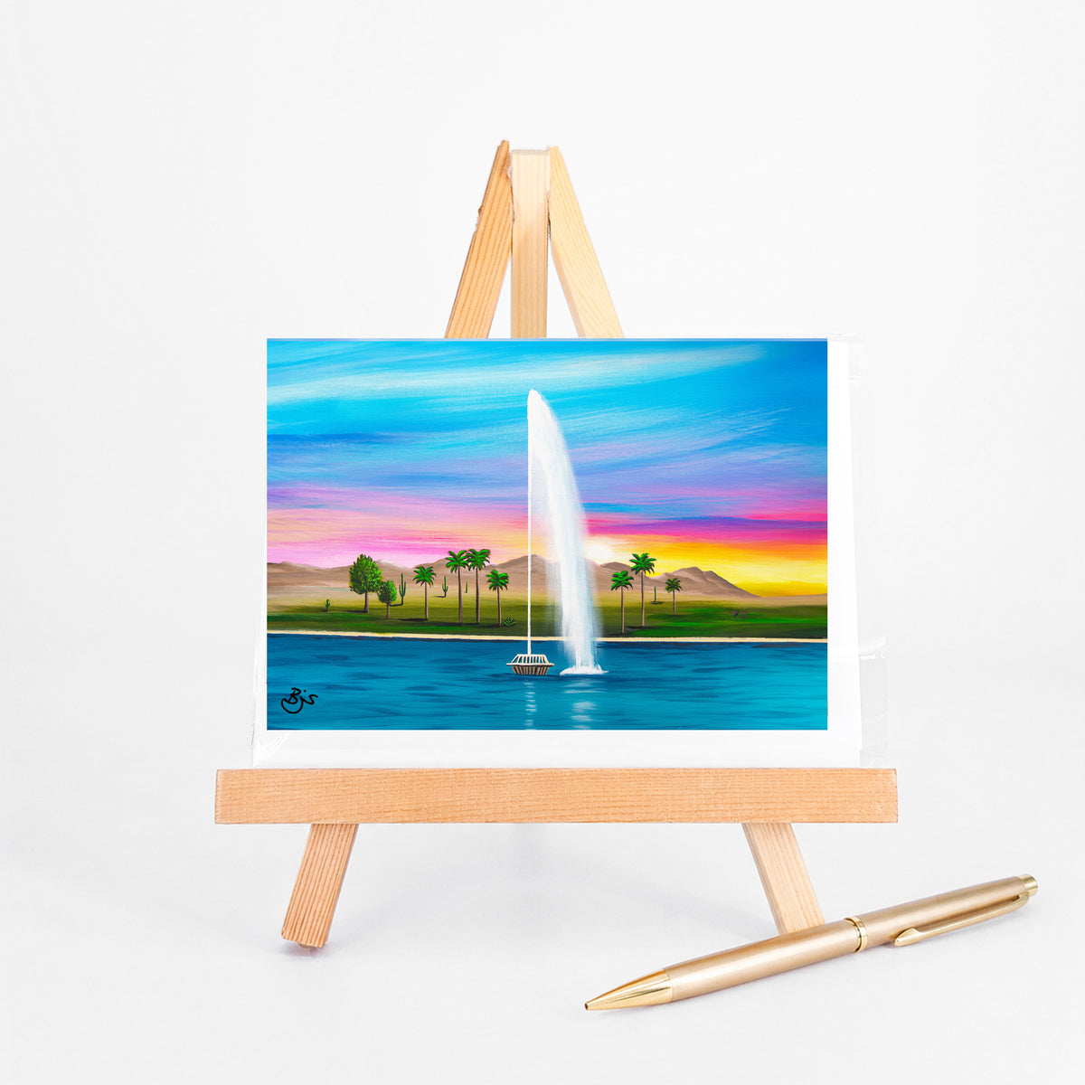 Fountain Hills greeting card by Brenda