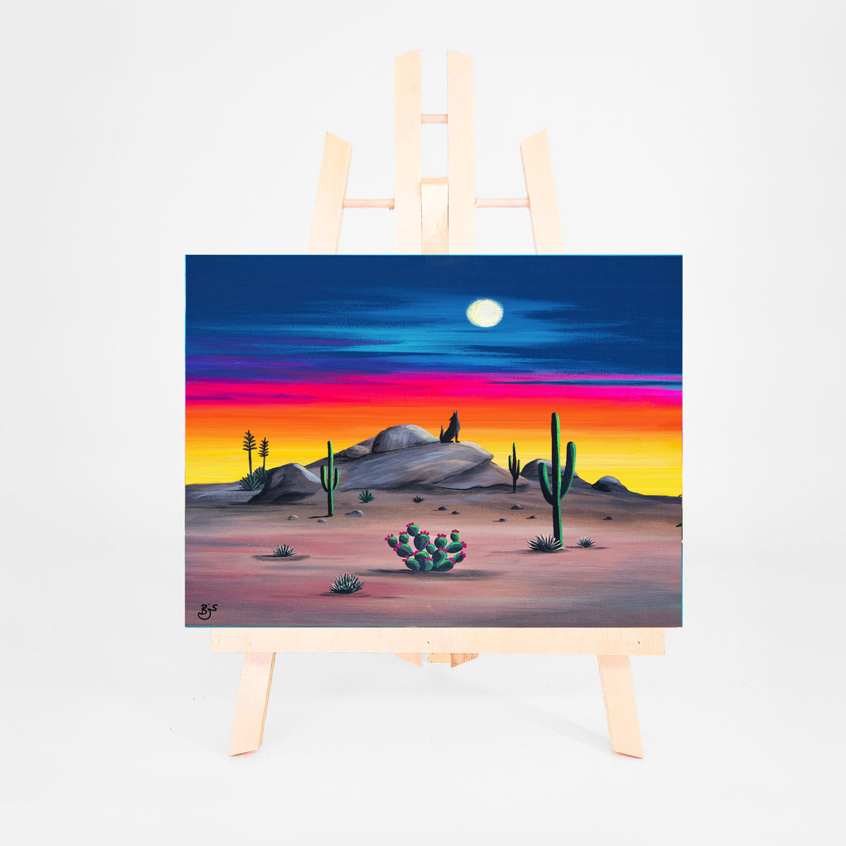 Howlin' Coyote 8x10 art print by Brenda