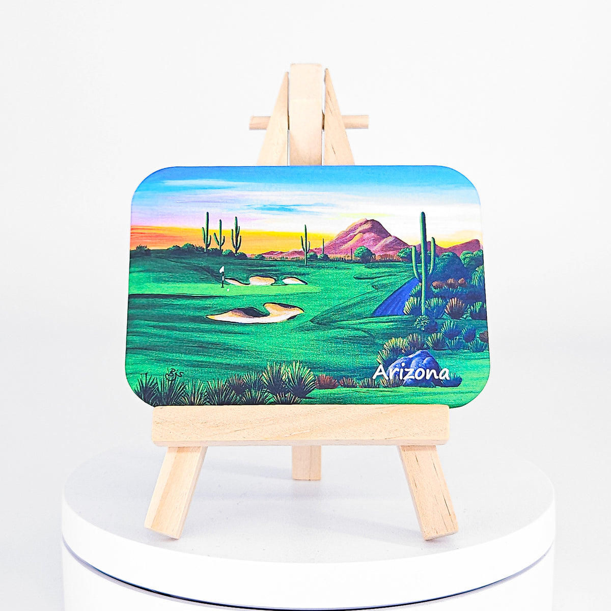 Desert Golf magnet by Brenda
