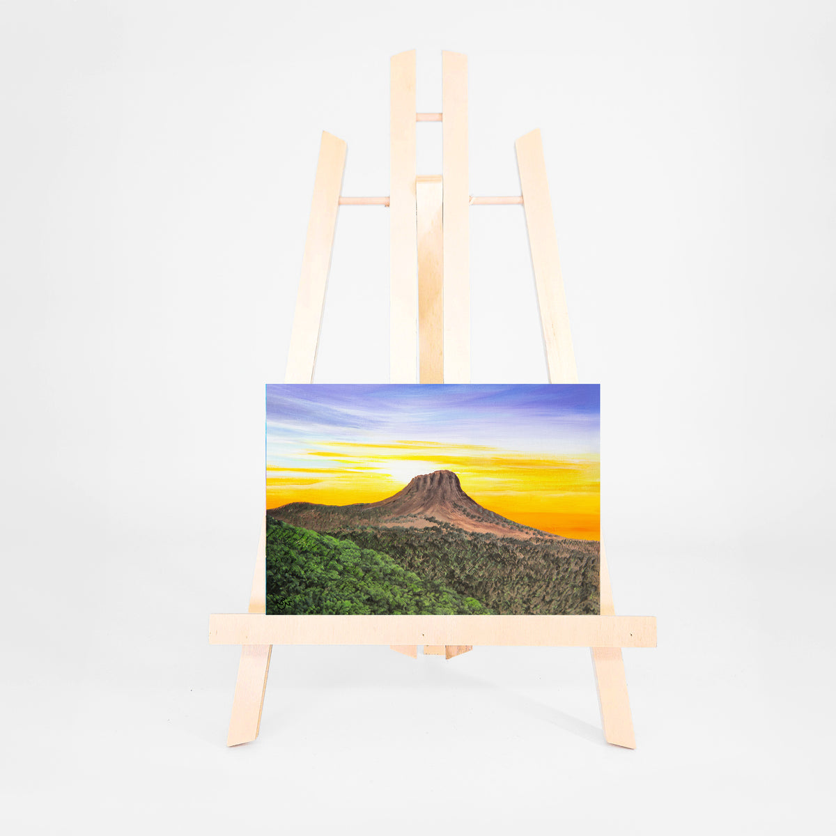 Prescott Thumb Butte 5x7 art print by Brenda