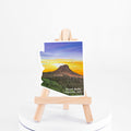 Prescott Thumb Butte Arizona-shaped sticker by Brenda