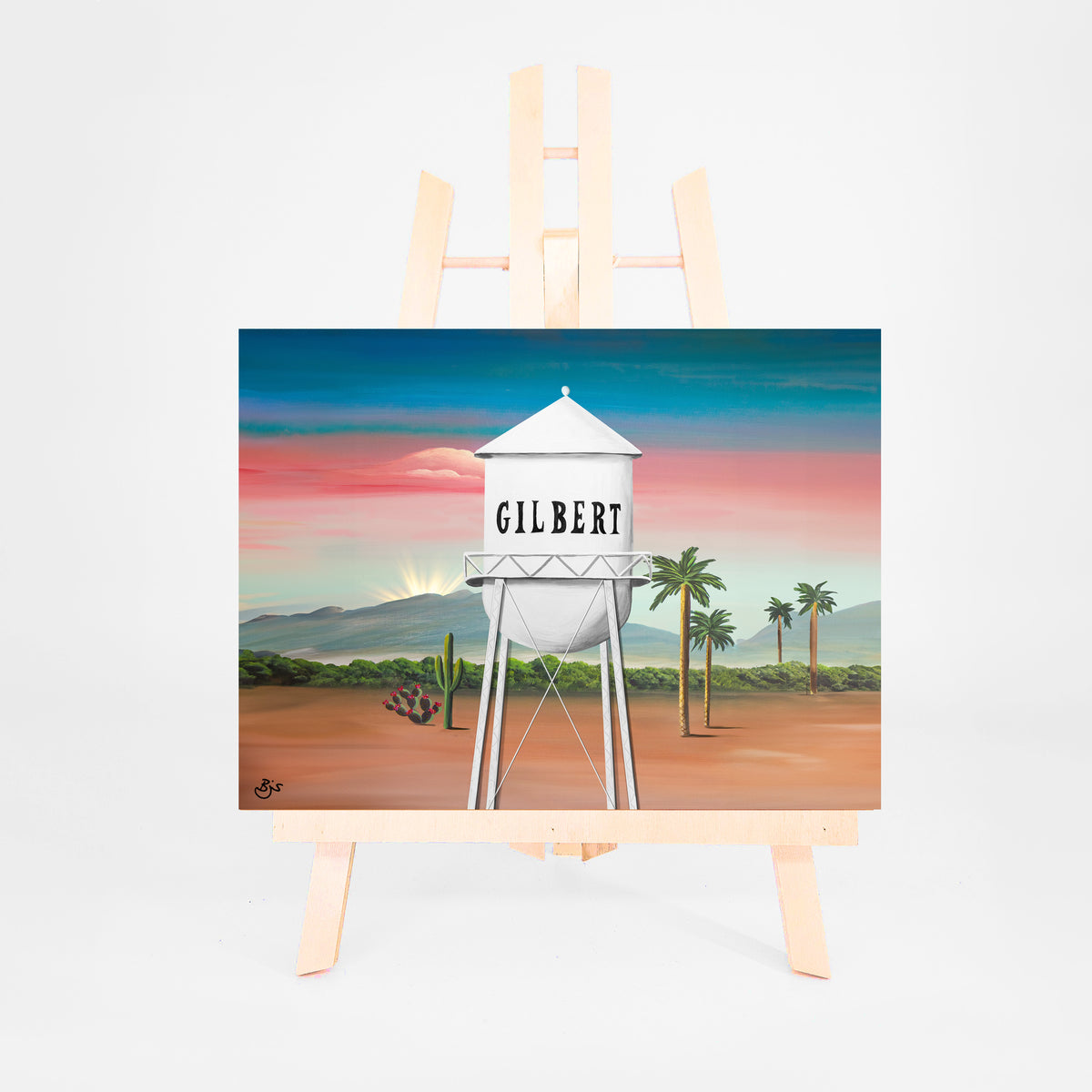 Gilbert Water Tower 8x10 art print by Brenda